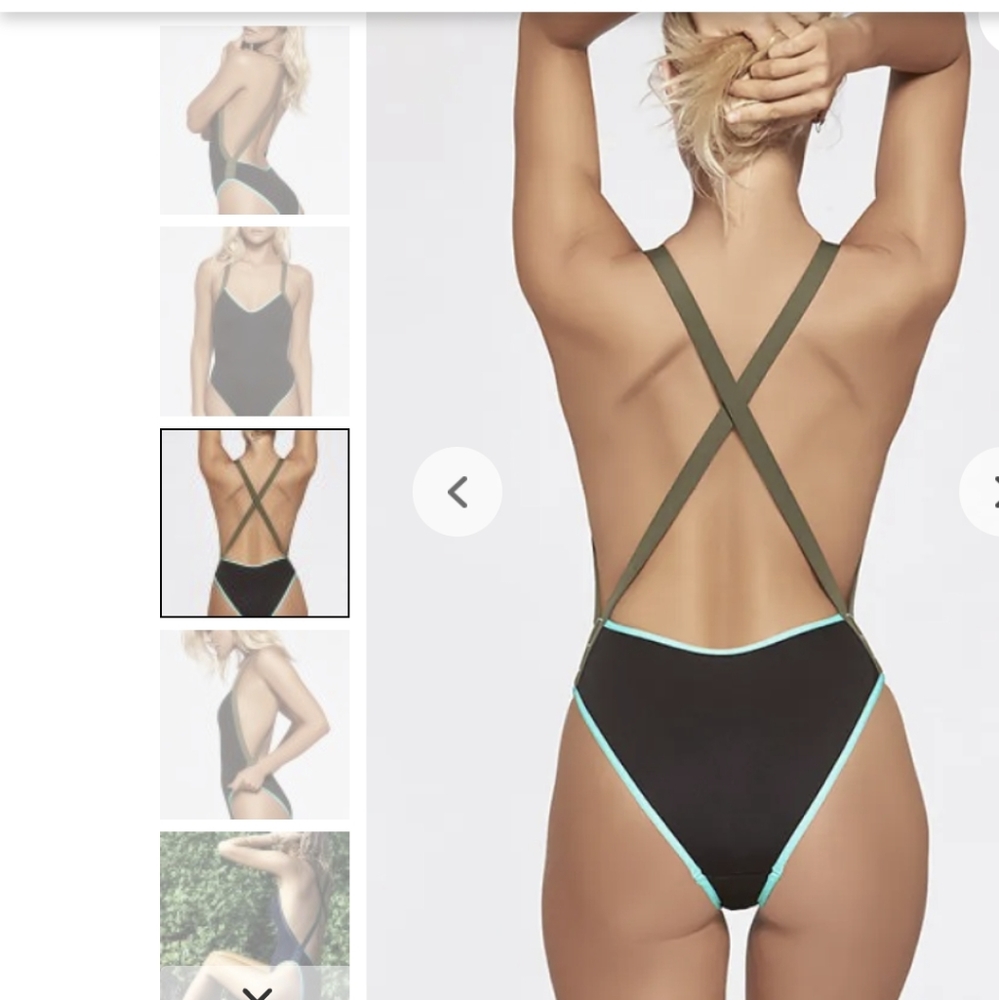 MANIAC ONE PIECE IN BLACK by L’SPACE Sz 8